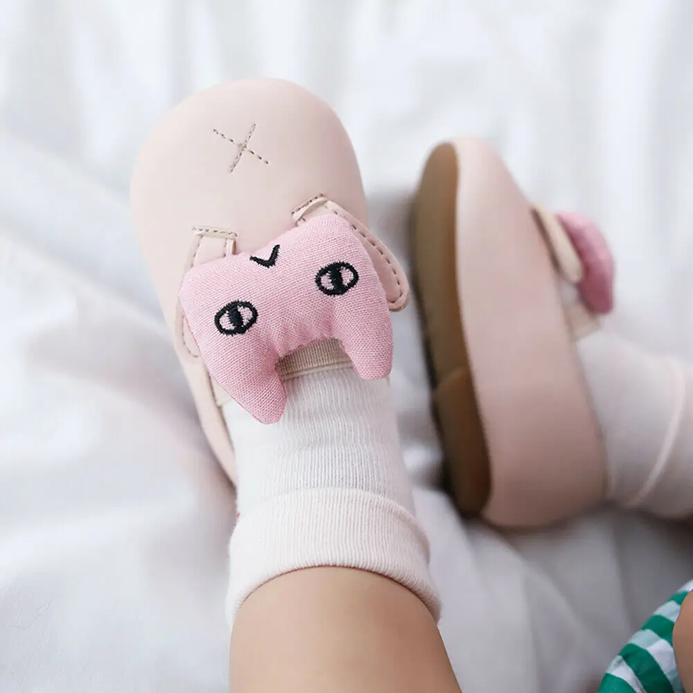 Противоскользящие носки для маленьких мальчиков и девочек; хлопковые тапочки-тапочки; носки; новые милые носки для младенцев