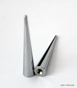

10pc Metal Punk Spikes Gothic Cone Stud Screwback Giant 2.2'' Chrome
