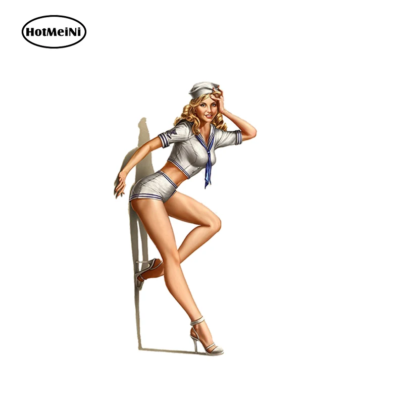 HotMeiNi Blonde-Sailor-Ver.2-Pin-Up-Girl-Decal водонепроницаемые автомобильные аксессуары бампер