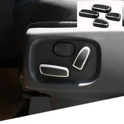 4 шт ABS Каркас сиденья кнопки регулировки декоратор чехол накладка для Land Rover LR4 2010-2016 и RR 2013-2015 и ррэ 2013-2015