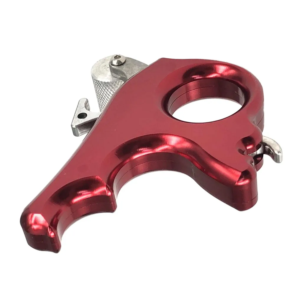 Aluminum Alloy Compact 3 Finger Archery Compound Bow Release Aid Thumb Trigger Hunting Accessories