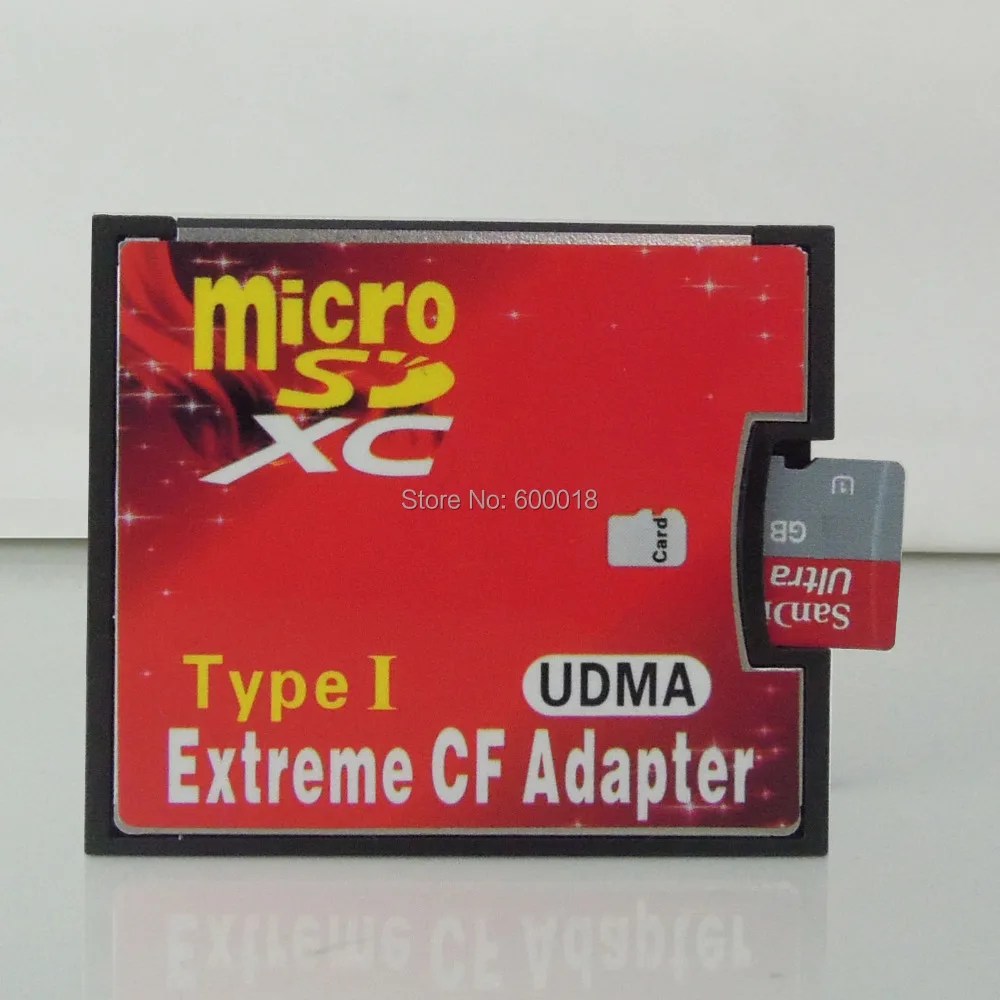 Адаптер MJTEK для карт Micro SD/TF/CF устройство чтения памяти SD/SDHC/Compact Flash Type I