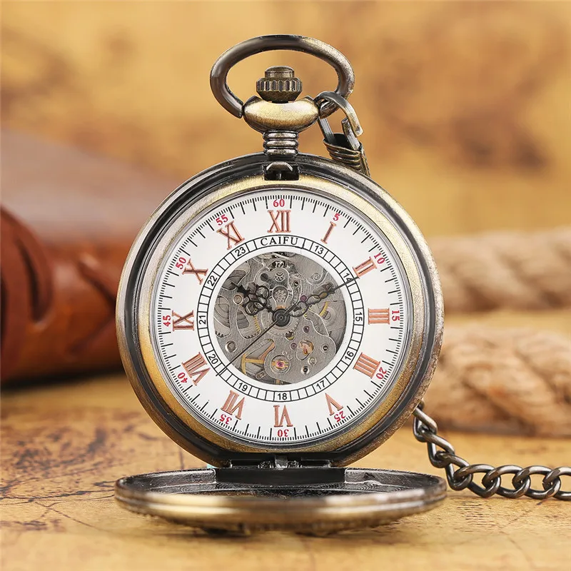 Стимпанк автоматический карманные часы Гарри Летающий Феникс кулон моды кормящих часы для женщин людей подарки с Fob цепи
