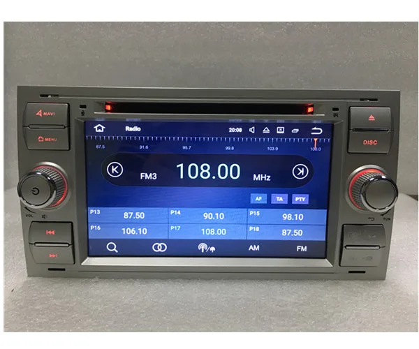 Sale 2din  Car radio DVD Android  Navigati for Fo rd Focus 2 Kuga Mondeo Connect S-MAX C-MAX Fusion Galaxy Fiesta Transit 4G 10