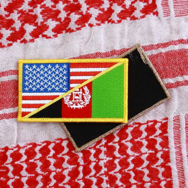 Военная нашивка "USA/AFGHANISTANMW2" Армейская Военная женская кожаная куртка Armlet/Badge/подплечник Back