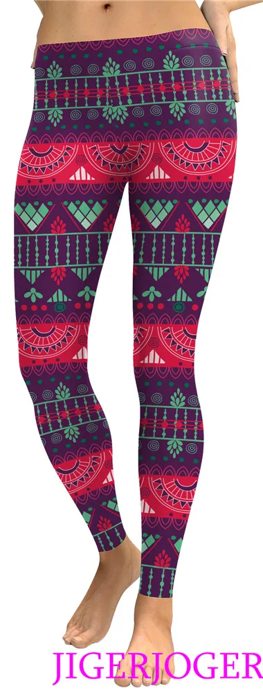Pink Purple aztec legging (1)