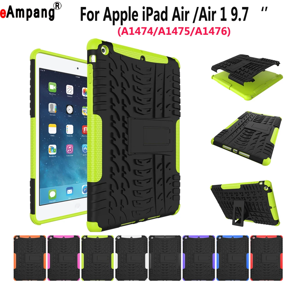 2 в 1 противоударный защитный силиконовый чехол с рисунком Hyun для Apple iPad Air 5 9 7 +