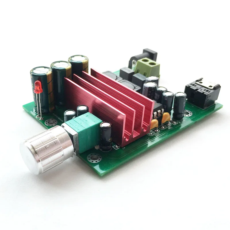 

TPA3116 Subwoofer Digital Power Amplifier Board 100W NE5532 OPAMP TPA3116D2 Amplifiers DC8-25V 5.5*2.1 Power Jack