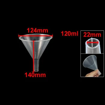 

Affordable 120ml 4 9/10 Mouth Dia Laboratory Clear White Plastic Filter Funnel