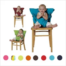 Silla silla de bebé de viaje plegable lavable infantil comedor de comedor cubierta de seguridad de asiento cinturón de accesorios para cuidado de bebés