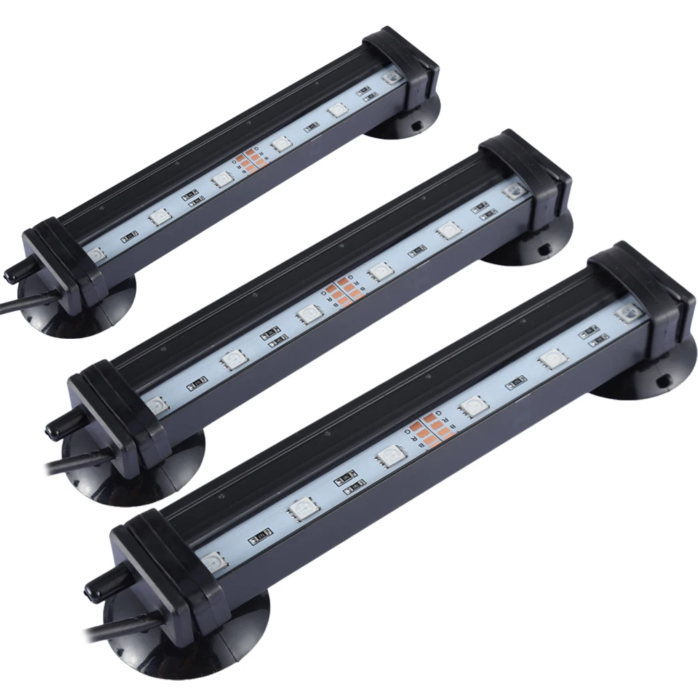 

1PC 12V RGB LED Aquarium Fish Tank Submersible Light Air Bubble Lamp With Remote Control 16cm.31cm.46cm