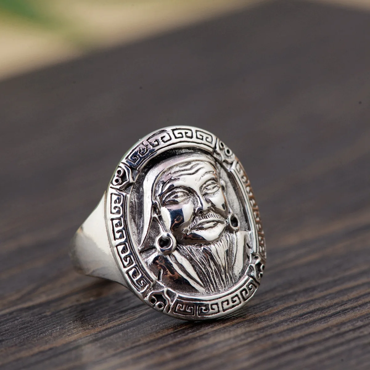 

The golden deer wholesale jewelry line S925 pure silver ring Antique style lovers of Kublai Khan new products