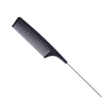 

Fine-tooth Hairbrush Durable Heat-Resistant 5 Styles Cutting Tool Anti-Static Professional Plastic Comb