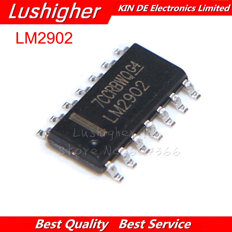 10 шт. LM2902DR SOP14 LM2902 SOP SMD новый оригинальный IC | Электронные компоненты и