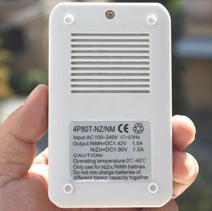 1PCS 4 slots 1.6v NiZn 1.2v NiMH Rechargeable aa aaa Battery Charger 1PCS 4 slots 1.6v NiZn 1.2v NiMH Rechargeable aa aaa Battery Charger