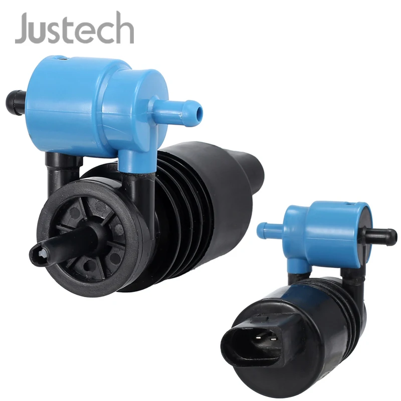 Justech 12 В 1K6955651 мойка окон двойной насос для лобового стекла водяной VW GOLF IV-VII T5 POLO