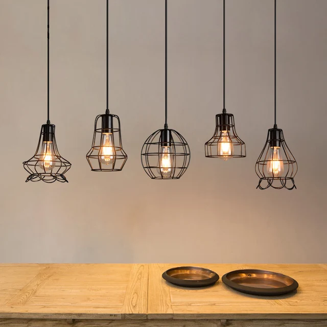 Us 58 69 Pendant Lights American Country Lamps Vintage Loft Warehouse Lighting For Restaurant Bedroom Home Decoration Black In Us 58 69 Pendant Lights American Country Lamps Vintage Loft Warehouse Lighting For Restaurant Bedroom Home Decoration Black In