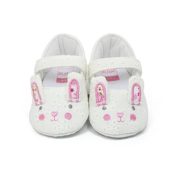

Spring/Autumn New Design Infant Toddlers Baby Girl Lovely Rabbit Hook & Loop Soft Sole Baby Shoes wholesale