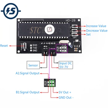 

DC 5V Soil Humidity Sensor Moisture Controller Automatic Watering Relay Module
