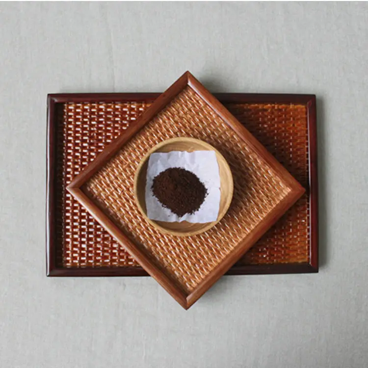 Black tan Japanese handmade rattan wooden pallet wooden pallets Thai