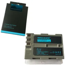SOULMATE EN-EL3E lithium batteries pack EN EL3e Digital Camera Battery EL3e For Nikon ENEL3E EN EL3E D30 D50 D70 D90 D70S D300