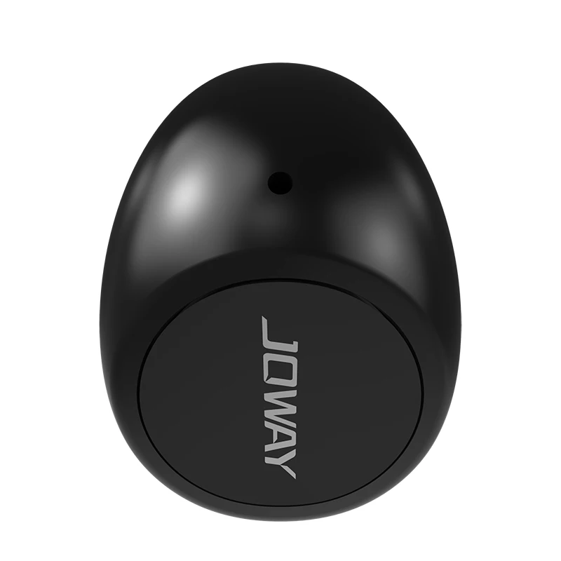 JOWAY H66 Bluetooth наушники Беспроводной вкладыши с микрофоном мини вкладыши для телефона - Цвет: Черный