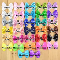 32 цветов 6.5 см корсажная лента для волос луки детей Бутик hairbows-60pcs/Лот Детские Обувь для девочек волосы Accessoris бантом