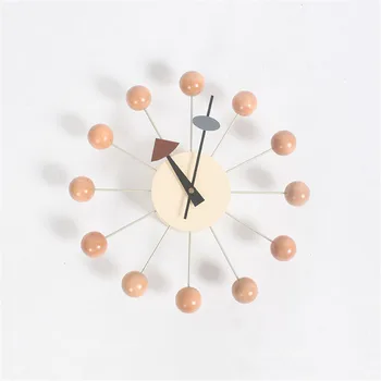 

Wall Clock Creative Deco Candy Clock Ferris Wheel Watch Stylish Background Minimalistic Circular Colorful Balls Wall Clocks