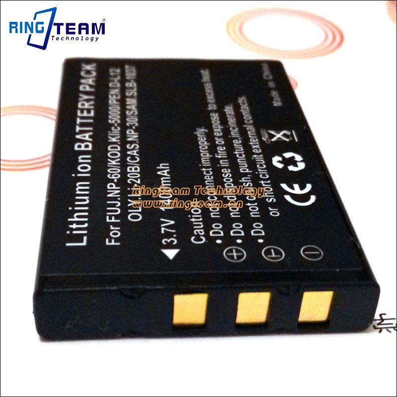 Аккумуляторная батарея K5000 для Kodak Camera EasyShare One DX7590 DX7630 LS420 LS433 LS443 LS633 LS743 LS753 Z730