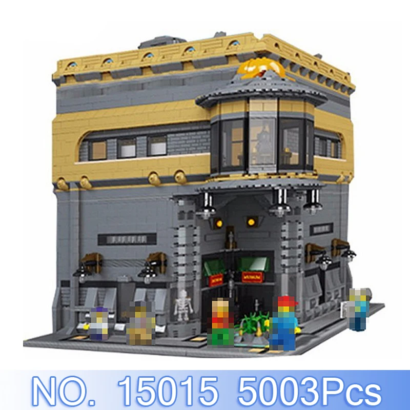 

Lepin 15015 City Creator Figures 5003Pcs Dinosaur Museum Model Building Kits Blocks Bricks Sets Toy For Children Compatible Gift