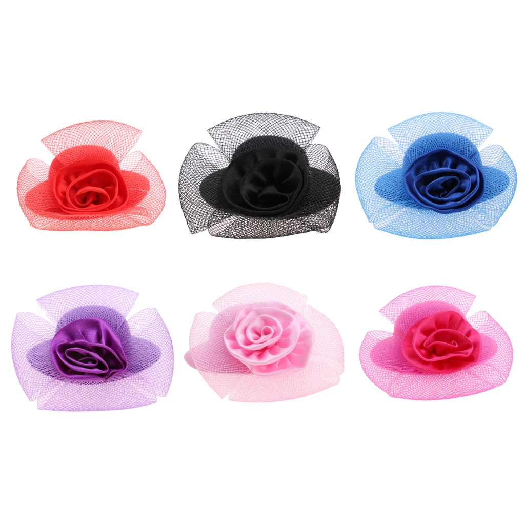  6Pcs Vintage Millinery Hat Cap for 28-30cm   Doll Baby Girls Clothing Clothes Accessories