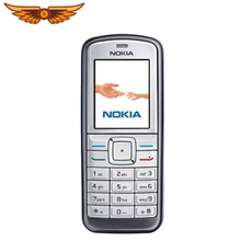 Разблокированный Nokia 6070 GSM 2G Поддержка Русский язык отремонтированный дешевый мобильный телефон разблокированный мобильный телефон