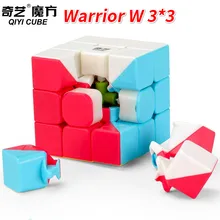 Qiyi волшебный куб воин W 5,7 см 3x3x3 Кубик mofangge наклейка-пазл обучающее образование Cubo Magico игрушки для детей