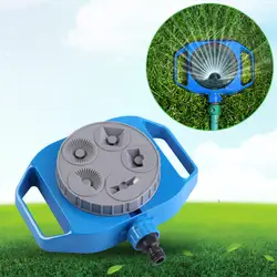Автоматический поворот Регулируемый воды для полива Системы для газонная трава цветы Садоводство орошения поставляет большой спрей