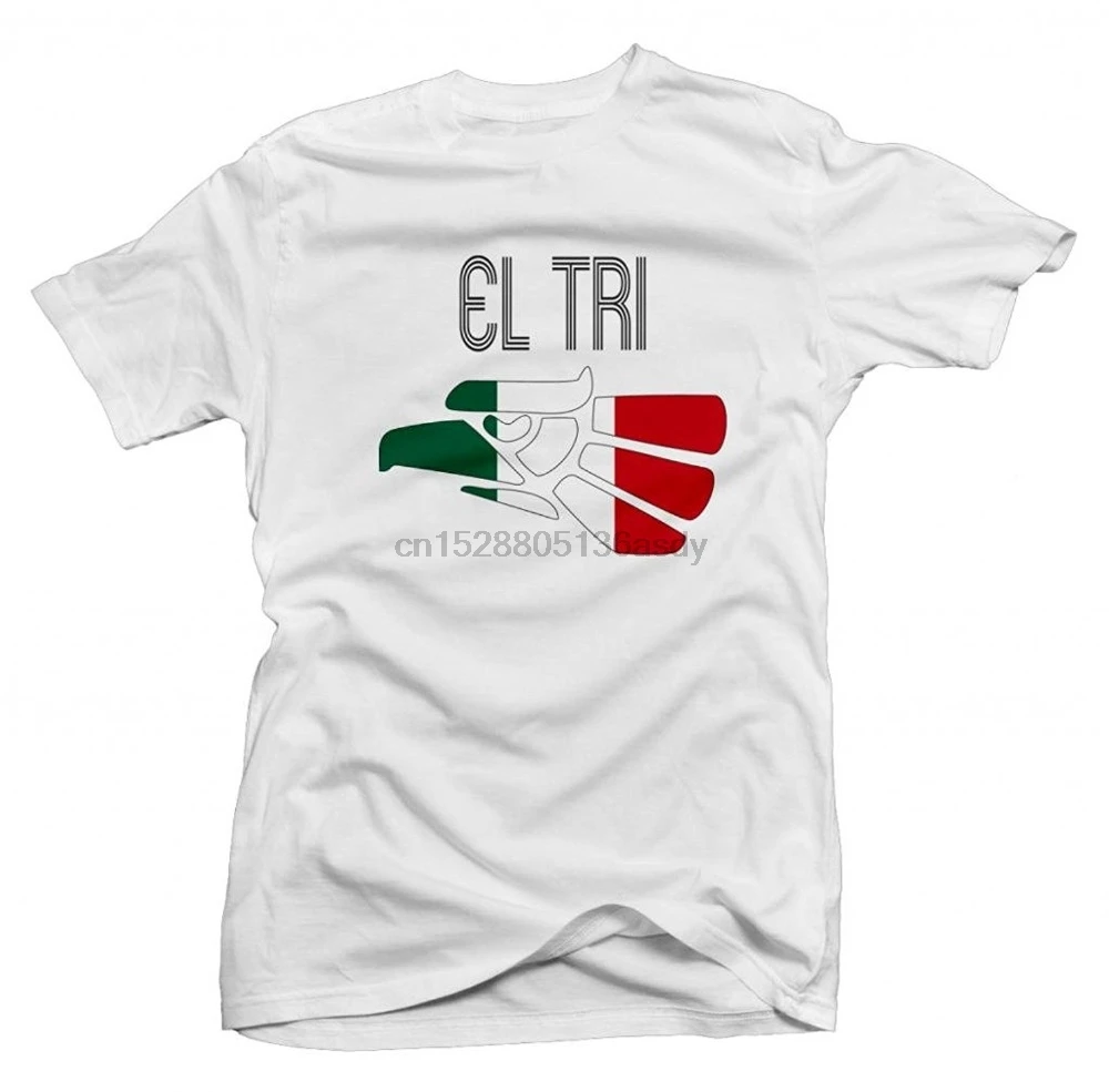New Summer Hot Sale Tee Shirt Mexico El Tri Eagle Head Printed Logo Short Sleeve Funny T-shirt | Мужская одежда