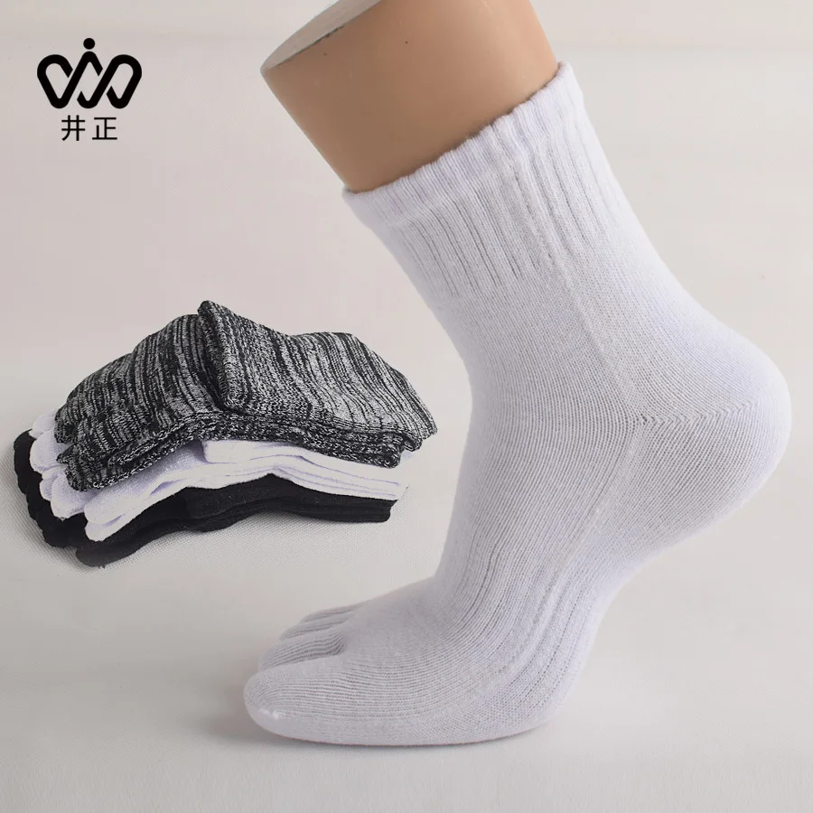 Men/'s Casual Five Fingers Toe Socks Breathable Retro Color So up