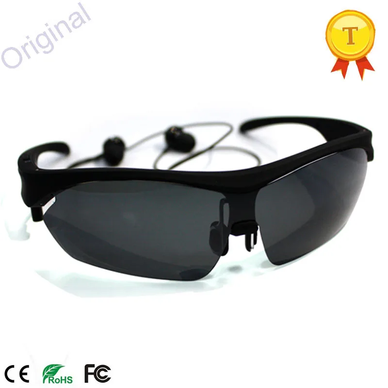 Bluetooth солнцезащитные очки наушники запонки наушники спортивные Hands Free Смарт очки микро наушники гарнитура Музыка наушники для iphone