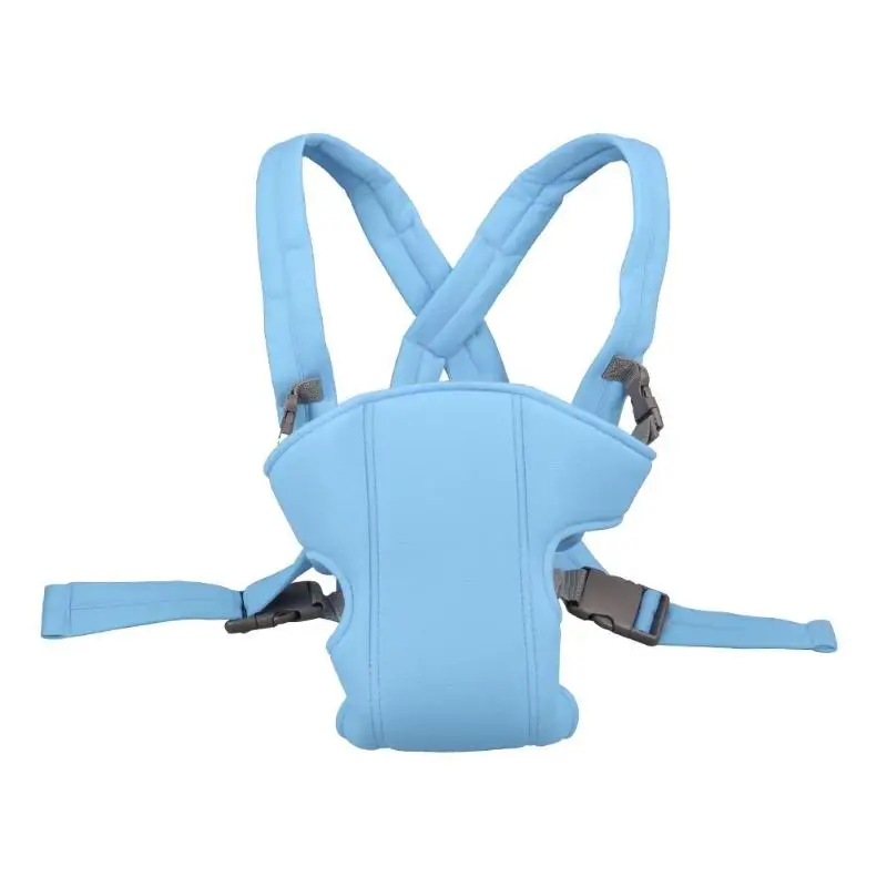 Baby Carriers Adjustable Baby Infant Toddler Newborn Safety Carrier 360 Four Position Lap Strap Soft Baby Sling Carriers 2-30M - Цвет: Небесно-голубой