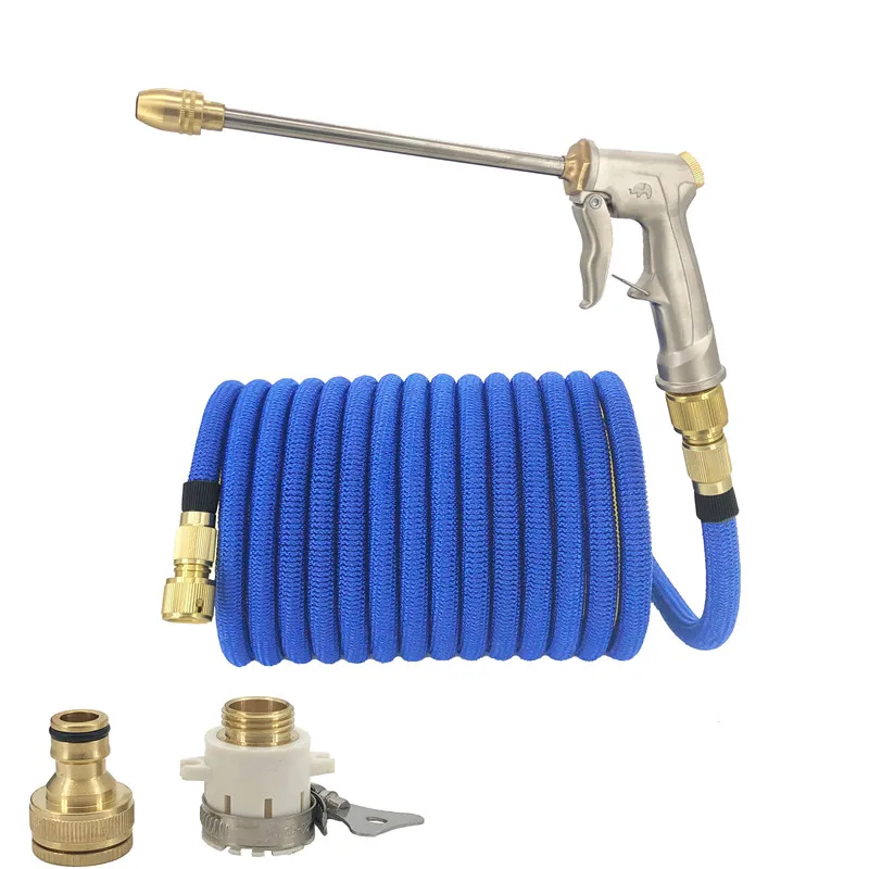 Hot 25FT 75FT Expandable Garden Hose Magic telescopic Hose Rubber