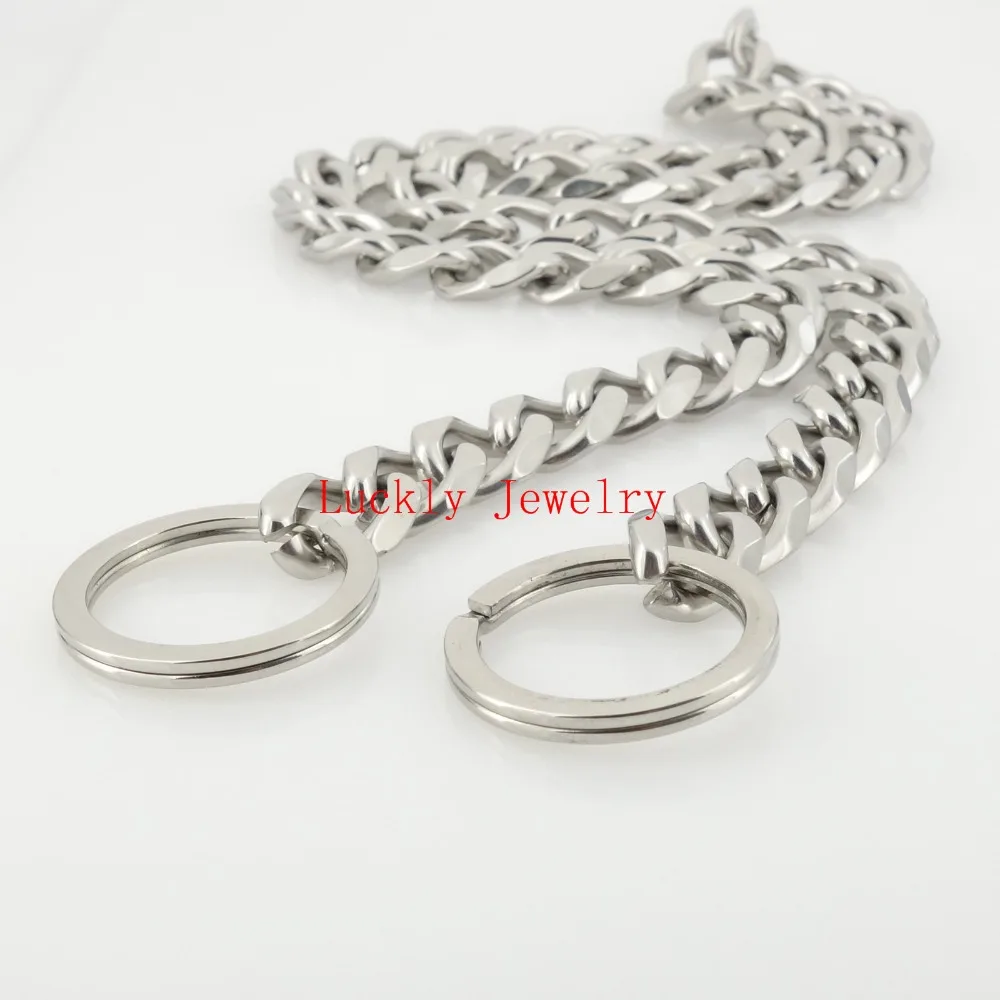 Daily Deals 13mm Width 316L Stainless Steel luxury Smooth Cuban Link