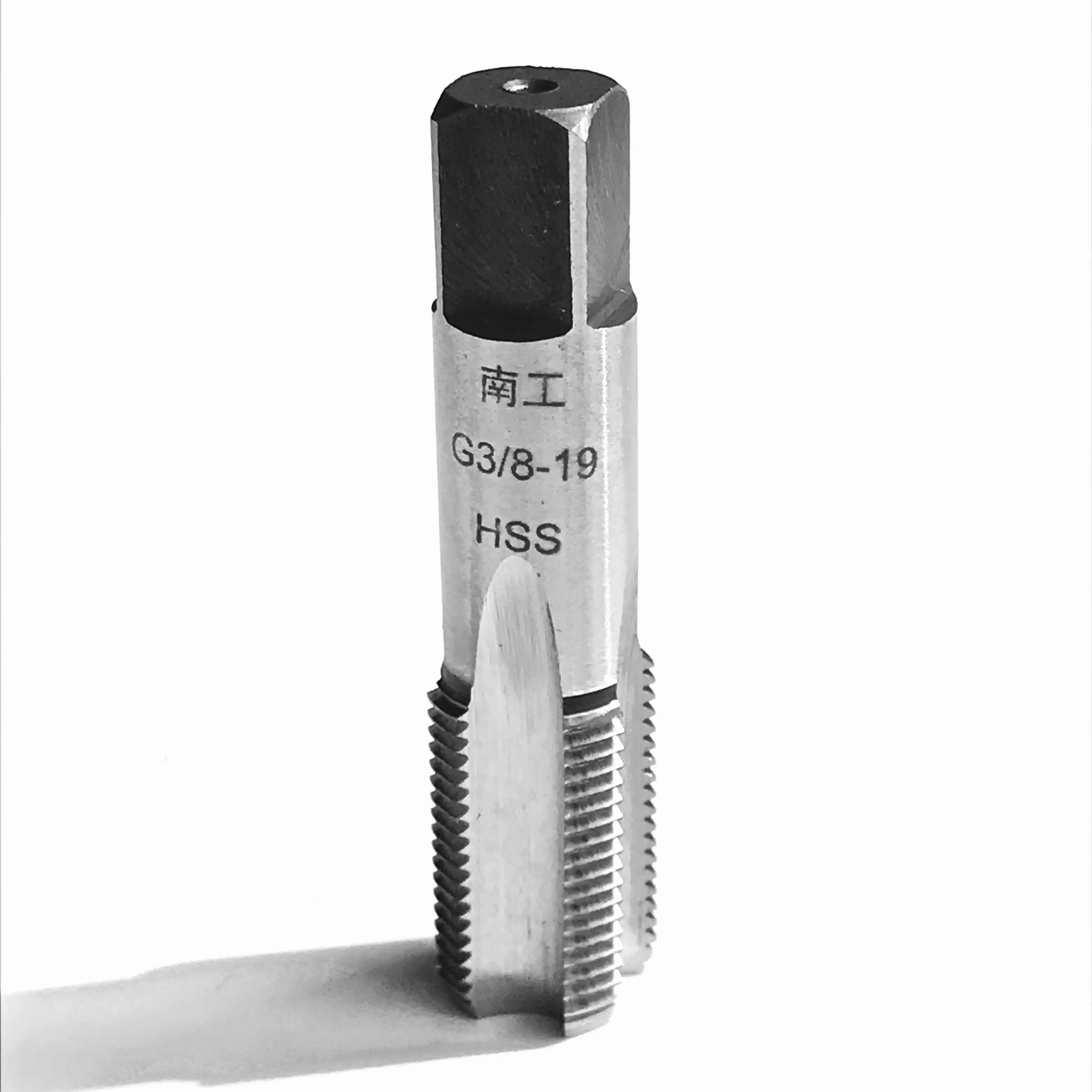 

Free shippin of 1pc HSS6542 made 55 degree BSP tap left hand G3/8"-19 LH Parallel British Standard Pipe tap hss machine tap