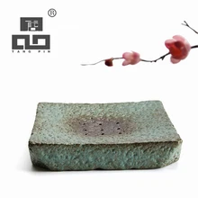 TANGPIN, квадратный керамический чайник, держатель для чайника, китайский кунг-фу, аксессуары для чая