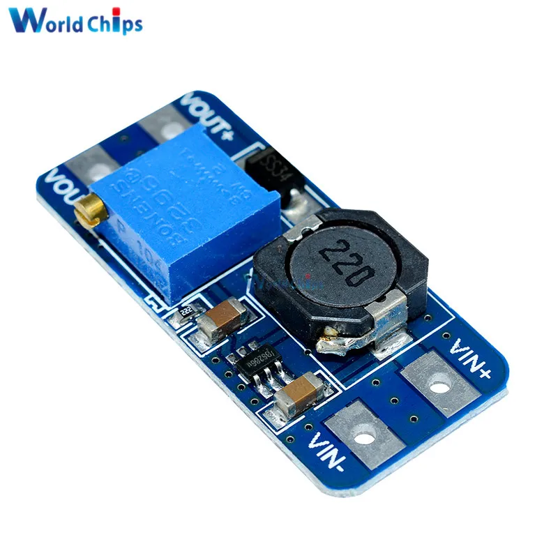 5 шт. MT3608 2A Max DC-DC Step Up усилитель конвертера Питание модуль Boost 2 V-24 V 5V 9V 12V 28V Для Arduino LM2577