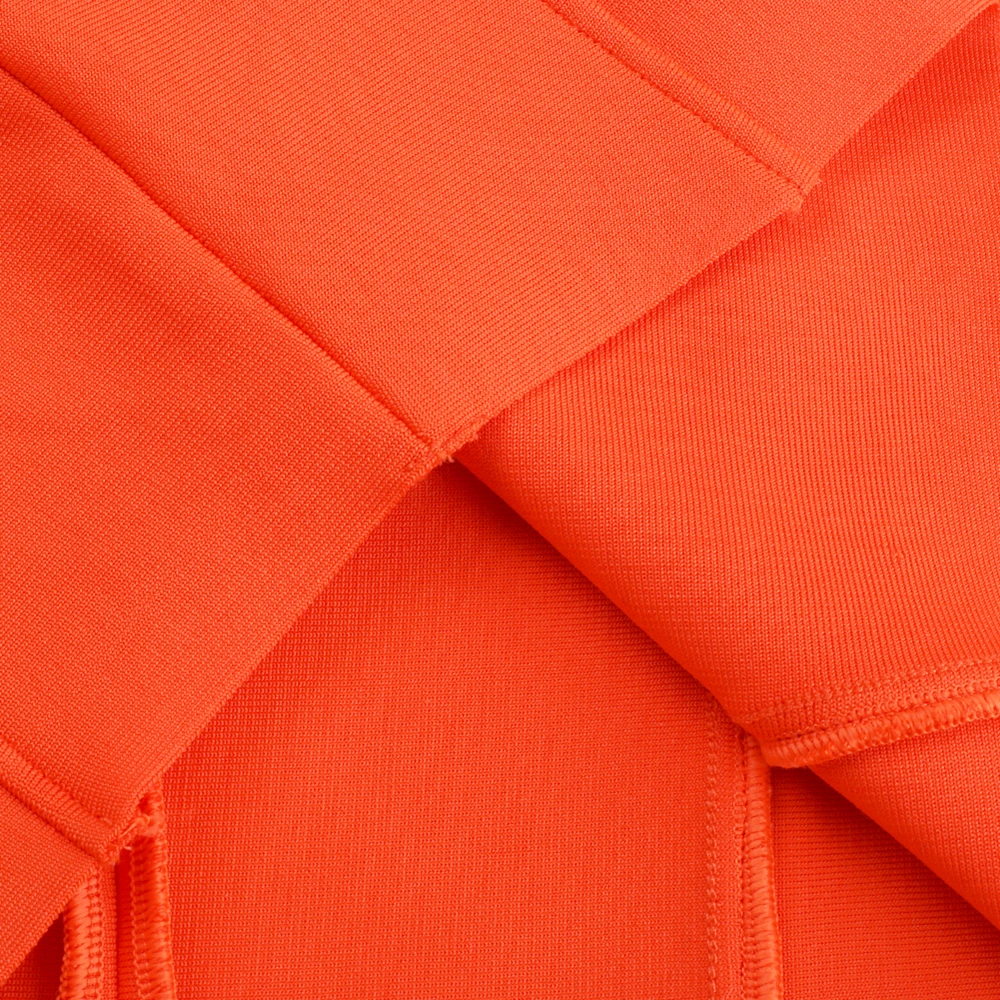 Ocstrade, лето, женское неоновое оранжевое Бандажное платье, сексуальное мини Бандажное платье на бретельках, бодикон, вечерние платья для ночного клуба