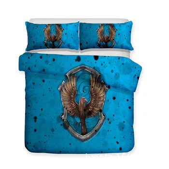 

Bedding Set 3D Printed Duvet Cover With Pillowcases Black Bed Set Animal Bedclothes 3pcs