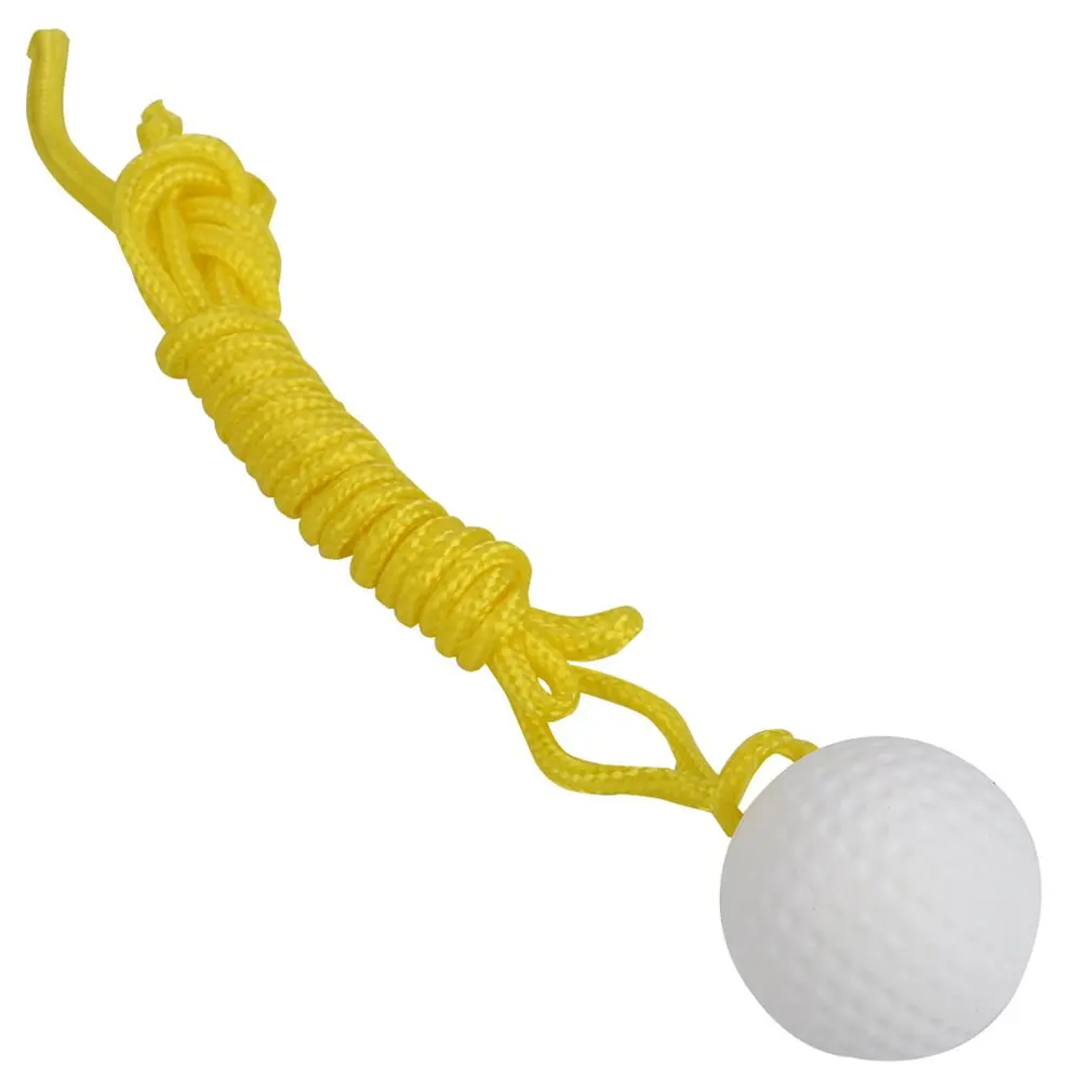 Спортивные Гольф Пластик практика мяч для гольфа тренировочные мячи с Сталь веревка учебные пособия для гольфа Аксессуары для гольфа