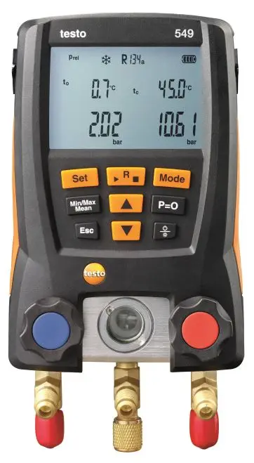 

Digital Manifold Gauge System Meter HVAC 0560 0550 for TESTO 549 Refrigeration