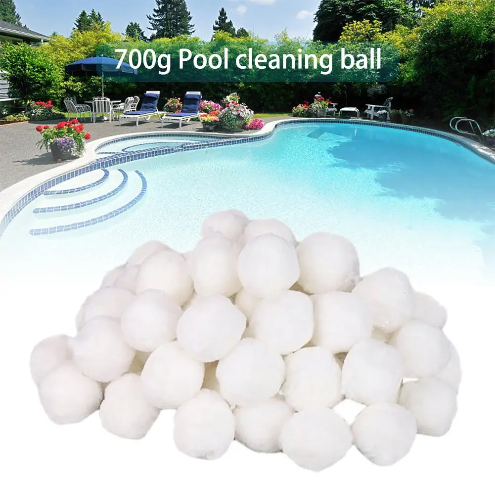 700g Swimming Pool Cleaning Equipment Special Fine Filter Fiber Ball Filter Light High Strength Durable Swimming Pool Cleaning