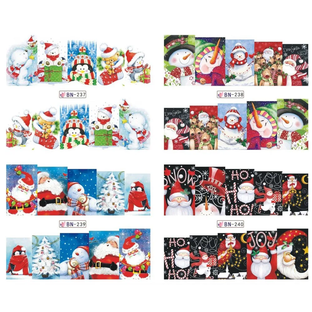12pcs-lot-Nail-Art-Sticker-Christmas-Winter-Snowman-Pattern-DIY-Nails-Decorations-Tips-Nail-Care-Decals (2)
