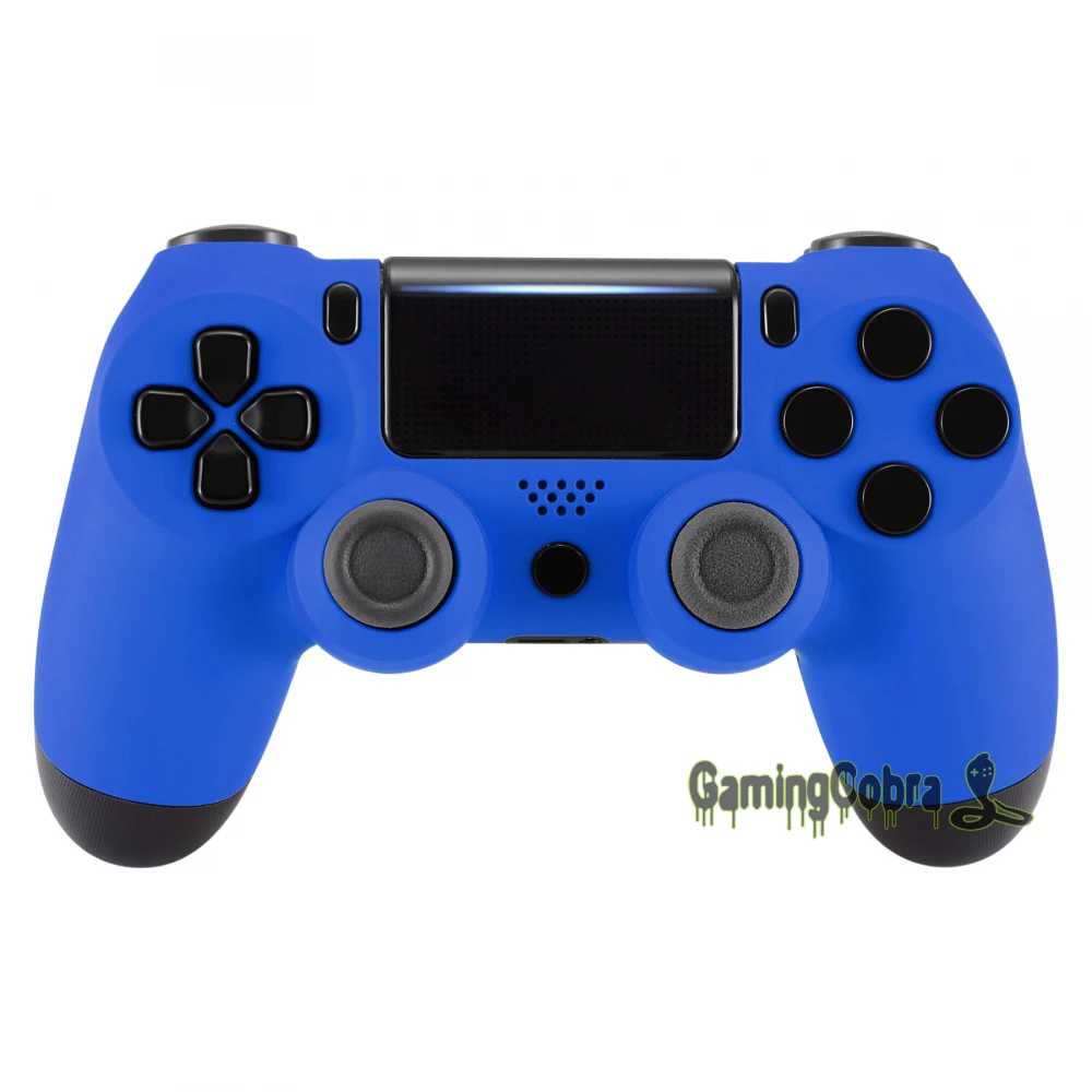 Синий дизайн Soft Touch Корпус крышка чехла для PS4 Pro PS4 тонкий контроллер JDM-040 JDM-050 JDM-055# SP4FX03